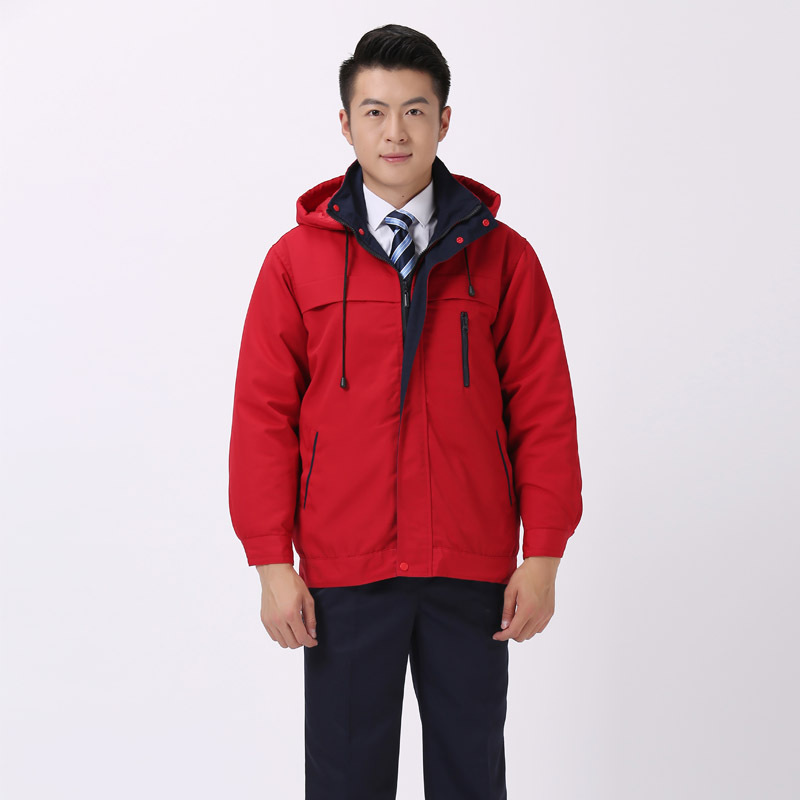 冬季工作服棉服长袖加厚保暖劳保服外勤工作服