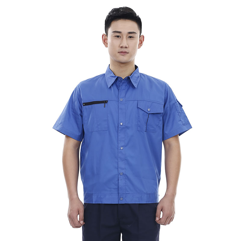 夏季短袖劳保服工装制服