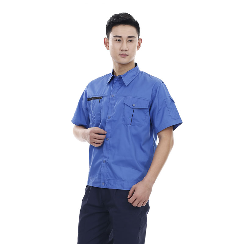 夏季短袖劳保服工装制服